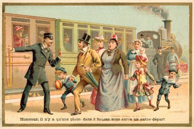 Sir, There Is Only Room for One. Another Train Departs in Three Hours by French School